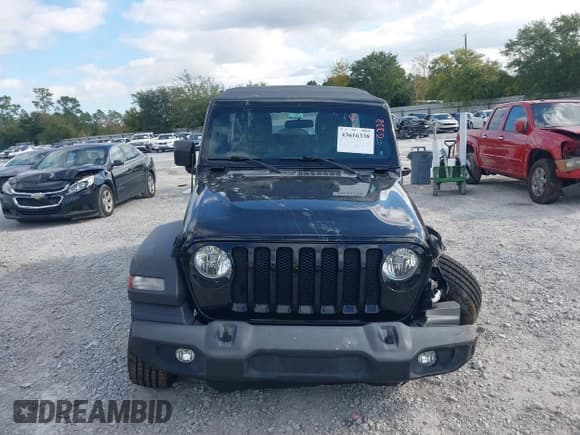 ✅ 2018 Jeep Wrangler Unlimited Sport S • VIN: 1C4HJXDGXJW152723 • Lot: 43616338. Listed on IAAI with 77,566 mi. Free auction sales archive from the USA and detailed vehicle history report at DreamBid. Image 12.