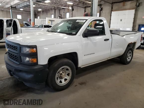✅ 2014 Chevrolet Silverado 1500 Work Truck • VIN: 1GCNCPEH8EZ174924 • Лот: 84998395. Опубликован ранее на Copart с пробегом 224 425 миль. Бесплатный доступ к архиву аукционных продаж из США и подробный отчёт об истории автомобиля на DreamBid. Изображение 1.