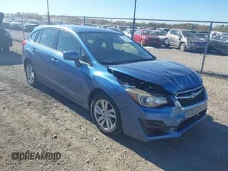 ✅ 2015 Subaru Impreza Premium • VIN: JF1GPAC68F8201080 • Lot: 43634212. Listed on IAAI with 204,945 mi. Free auction sales archive from the USA and detailed vehicle history report at DreamBid. Image 1.