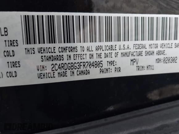 ✅ 2015 Dodge Grand Caravan American Value • VIN: 2C4RDGBG3FR704805 • Lot: 43550007. Wystawiony na IAAI z przebiegiem Nie podano. Bezpłatny archiwum sprzedaży aukcyjnych z USA i szczegółowy raport historii pojazdu na DreamBid. Zdjęcie 9.