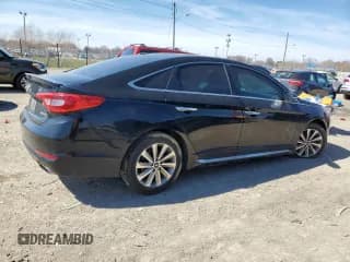 ✅ 2017 Hyundai Sonata Sport • VIN: 5NPE34AF9HH467178 • Lot: 44849593. Listed on Copart with 76,877 mi. Free auction sales archive from the USA and detailed vehicle history report at DreamBid. Image 3.