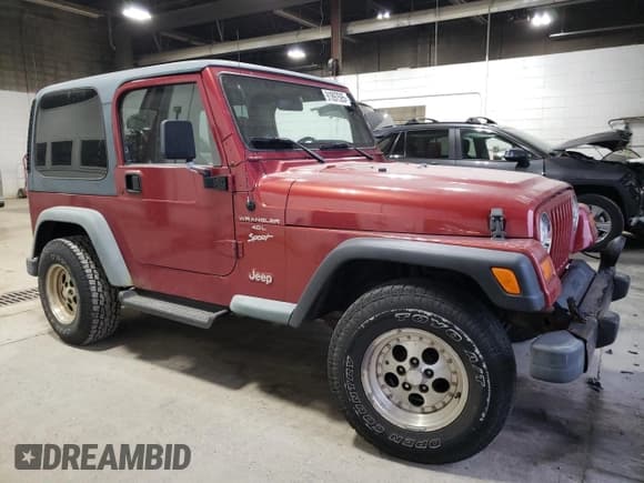 ✅ 1999 Jeep Wrangler Sport • VIN: 1J4FY19S5XP402914 • Лот: 91897595. Опубликован ранее на Copart с пробегом 130 064 миль. Бесплатный доступ к архиву аукционных продаж из США и подробный отчёт об истории автомобиля на DreamBid. Изображение 4.