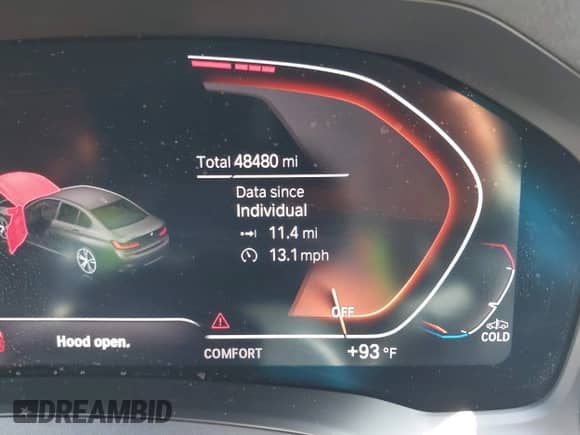 2022 BMW 3 Series 330i z VIN 3MW5R1J00N8C34004, wystawiony jako IAAI lot #43299674 z przebiegiem 48 480 mil mil oraz . Historia ofert i sprzedaży dostępna na DreamBid. Obrazek 15.