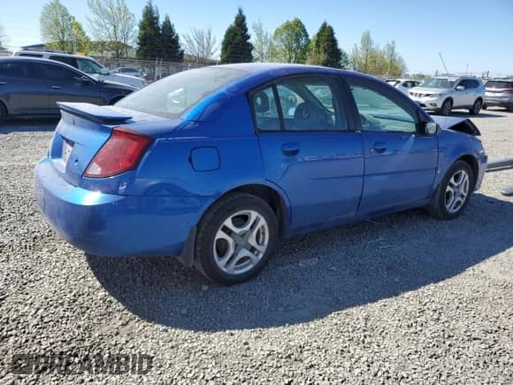 2004 Saturn ION ION 3 with VIN 1G8AK52F94Z105130, listed as a Copart auction lot 53108055 with 191,767 mi miles and Salvage title. Bid and sale history available at DreamBid. Image 3.