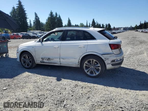 ✅ 2017 Audi Q3 Prestige • VIN: WA1GCCFS1HR014734 • Lot: 63675765. Listed on Copart with 108,786 mi. Free auction sales archive from the USA and detailed vehicle history report at DreamBid. Image 2.
