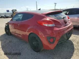 2015 Hyundai Veloster Turbo z VIN KMHTC6AE6FU222024, wystawiony jako Copart lot #70043594 z przebiegiem Nie podano mil oraz Szkoda całkowita • Salvage title. Historia ofert i sprzedaży dostępna na DreamBid. Obrazek 2.