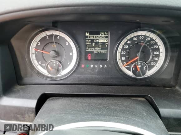 2016 Ram 1500 Express with VIN 1C6RR7FG8GS310493, listed as a Copart auction lot 67132185 with 167,173 mi miles and Salvage title. Bid and sale history available at DreamBid. Image 9.