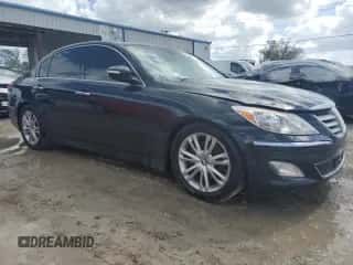 2012 Hyundai Genesis 3.8L z VIN KMHGC4DD0CU171009, wystawiony jako Copart lot #78090454 z przebiegiem 79 991 mil mil oraz Szkoda całkowita • Salvage title. Historia ofert i sprzedaży dostępna na DreamBid. Obrazek 4.