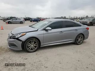 ✅ 2017 Hyundai Sonata Sport • VIN: 5NPE34AB9HH535914 • Лот: 41903063. Опубликован ранее на Copart с пробегом 48 251 миль. Бесплатный доступ к архиву аукционных продаж из США и подробный отчёт об истории автомобиля на DreamBid. Изображение 1.