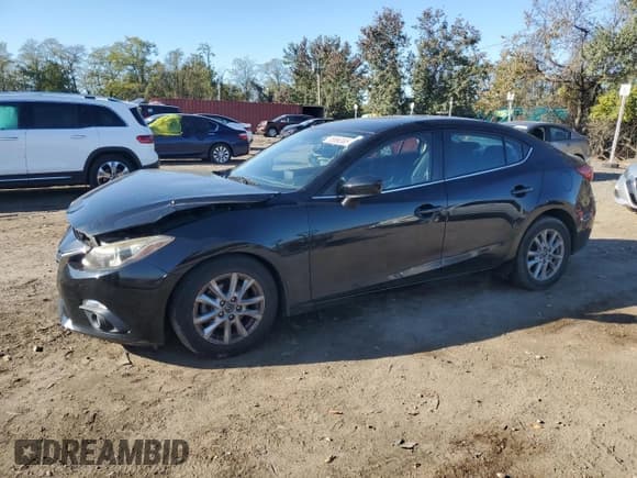 ✅ 2015 Mazda 3 i Touring • VIN: JM1BM1V75F1269350 • Lot: 85866365. Listed on Copart with 102,588 mi. Free auction sales archive from the USA and detailed vehicle history report at DreamBid. Image 1.