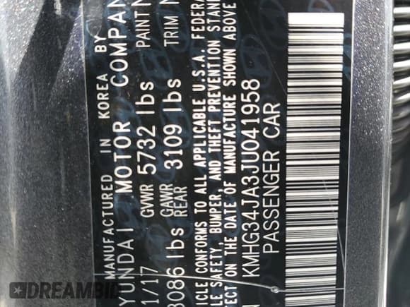 ✅ 2018 Genesis G90 Premium • VIN: KMHG34JA3JU041958 • Лот: 70686954. Опубликован ранее на Copart с пробегом 80 589 миль. Бесплатный доступ к архиву аукционных продаж из США и подробный отчёт об истории автомобиля на DreamBid. Изображение 13.