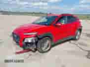 2019 Hyundai Kona SEL with VIN KM8K22AAXKU274772, listed as a IAAI auction lot 43314483 with 93,992 mi miles and . Bid and sale history available at DreamBid. Image 2.