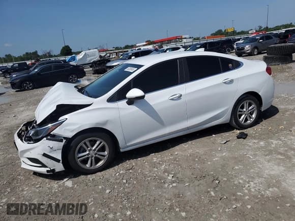 ✅ 2017 Chevrolet Cruze LT • VIN: 1G1BE5SMXH7172734 • Lot: 65258545. Listed on Copart with Not provided. Free auction sales archive from the USA and detailed vehicle history report at DreamBid. Image 1.