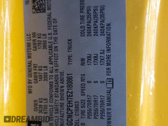 ✅ 2014 Chevrolet Silverado 1500 Work Truck • VIN: 1GCNCPEH7EZ180861 • Lot: 90246565. Listed on Copart with 102,595 mi. Free auction sales archive from the USA and detailed vehicle history report at DreamBid. Image 12.