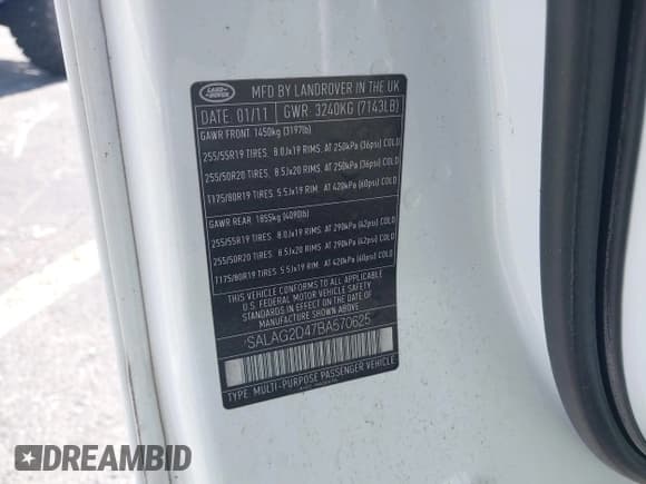 ✅ 2011 Land Rover LR4 HSE • VIN: SALAG2D47BA570625 • Lot: 42262798. Wystawiony na IAAI z przebiegiem 131 107 mil. Bezpłatny archiwum sprzedaży aukcyjnych z USA i szczegółowy raport historii pojazdu na DreamBid. Zdjęcie 9.