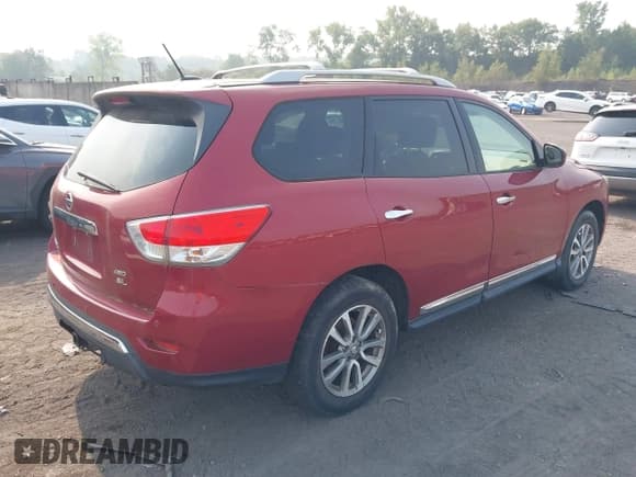 ✅ 2013 Nissan Pathfinder SL • VIN: 5N1AR2MM3DC627018 • Lot: 42854840. Listed on IAAI with 123,416 mi. Free auction sales archive from the USA and detailed vehicle history report at DreamBid. Image 4.