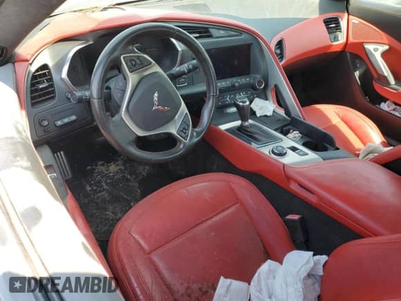 2015 Chevrolet Corvette Z51 3LT с VIN 1G1YM2D79F5107403, выставлен на аукционе Copart как лот 76190254 с пробегом Не указан миль и Списание • Salvage title. История ставок и продаж доступна на DreamBid. Изображение 8.