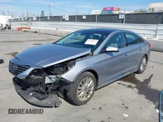 ✅ 2015 Hyundai Sonata Sport • VIN: 5NPE34AF0FH127365 • Лот: 43508172. Опубликован ранее на IAAI с пробегом 81 206 миль. Бесплатный доступ к архиву аукционных продаж из США и подробный отчёт об истории автомобиля на DreamBid. Изображение 2.