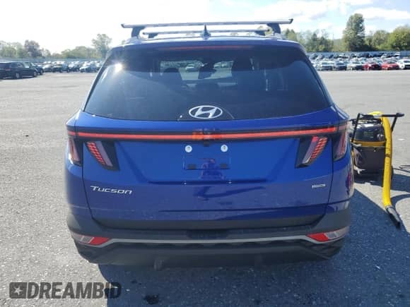 2023 Hyundai Tucson SEL with VIN 5NMJFCAE5PH166331, listed as a Copart auction lot 84397595 with 29,577 mi miles and Salvage title. Bid and sale history available at DreamBid. Image 6.