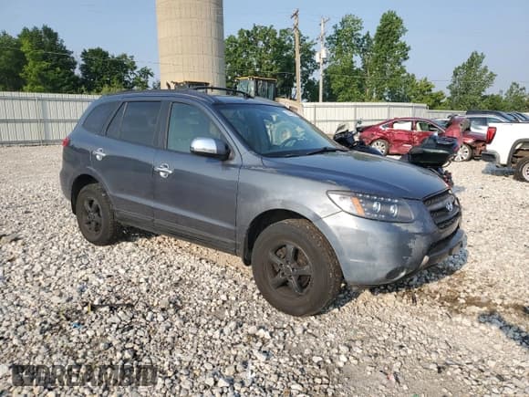 ✅ 2007 Hyundai Santa Fe GL 5Pass • VIN: 5NMSG13E27H032976 • Lot: 60445465. Listed on Copart with 176,284 mi. Free auction sales archive from the USA and detailed vehicle history report at DreamBid. Image 4.