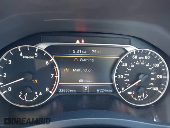 ✅ 2022 Nissan Altima SV • VIN: 1N4BL4DV6NN312403 • Lot: 43346399. Wystawiony na IAAI z przebiegiem 22 660 mil. Bezpłatny archiwum sprzedaży aukcyjnych z USA i szczegółowy raport historii pojazdu na DreamBid. Zdjęcie 7.