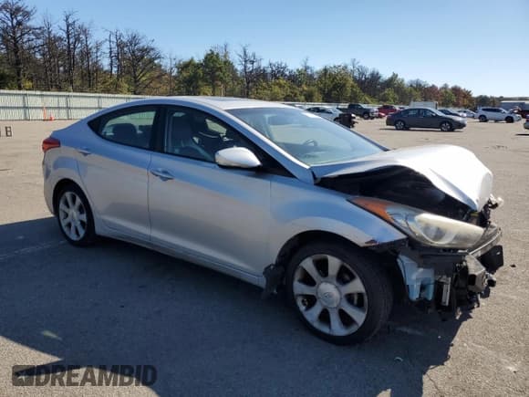 ✅ 2013 Hyundai Elantra Limited • VIN: KMHDH4AE9DU664111 • Lot: 85324685. Listed on Copart with 120,617 mi. Free auction sales archive from the USA and detailed vehicle history report at DreamBid. Image 4.