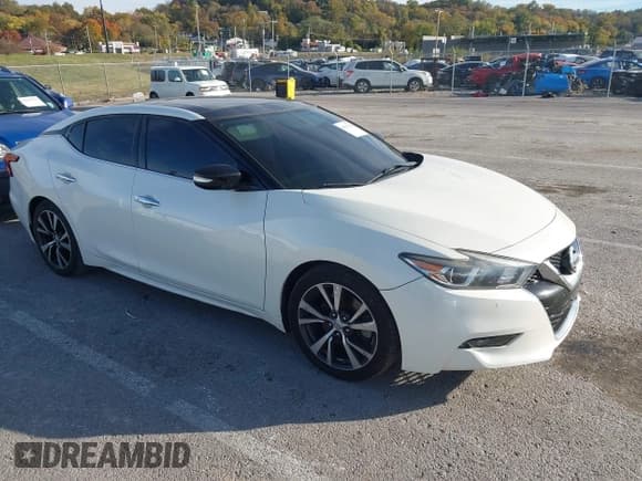 ✅ 2017 Nissan Maxima Platinum • VIN: 1N4AA6AP7HC434383 • Lot: 43277526. Listed on IAAI with 83,731 mi. Free auction sales archive from the USA and detailed vehicle history report at DreamBid. Image 1.