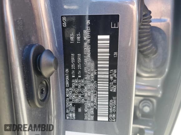 ✅ 2020 Lexus NX 300 F Sport • VIN: JTJSARBZ3L2172079 • Лот: 71585405. Опубликован ранее на Copart с пробегом 75 433 миль. Бесплатный доступ к архиву аукционных продаж из США и подробный отчёт об истории автомобиля на DreamBid. Изображение 14.