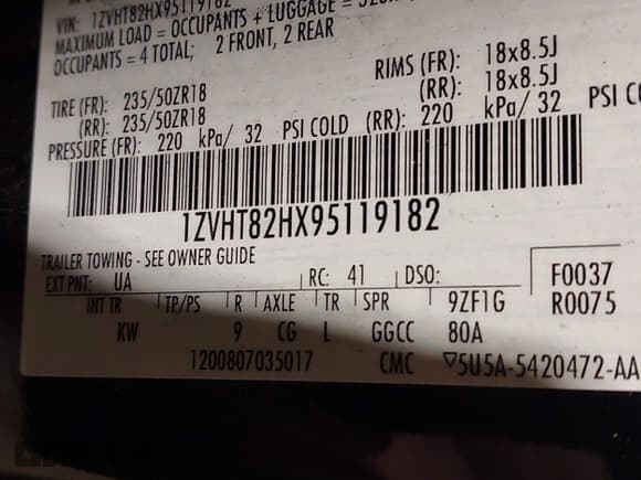 ✅ 2009 Ford Mustang GT • VIN: 1ZVHT82HX95119182 • Лот: 41345075. Опубликован ранее на IAAI с пробегом 145 202 миль. Бесплатный доступ к архиву аукционных продаж из США и подробный отчёт об истории автомобиля на DreamBid. Изображение 9.