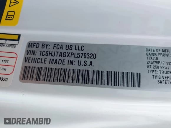 ✅ 2023 Jeep Gladiator Sport S • VIN: 1C6HJTAGXPL579320 • Лот: 42469237. Опубликован ранее на IAAI с пробегом 30 635 миль. Бесплатный доступ к архиву аукционных продаж из США и подробный отчёт об истории автомобиля на DreamBid. Изображение 9.