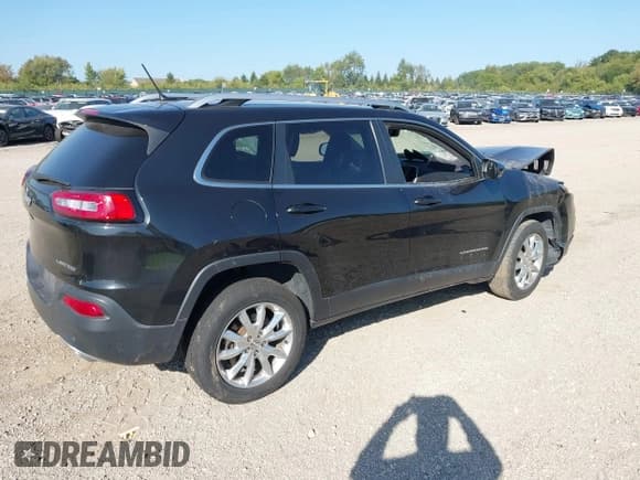 ✅ 2015 Jeep Cherokee Limited • VIN: 1C4PJMDS1FW582162 • Lot: 43322627. Listed on IAAI with 167,676 mi. Free auction sales archive from the USA and detailed vehicle history report at DreamBid. Image 4.