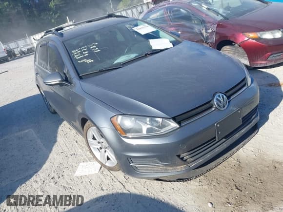 ✅ 2015 Volkswagen Golf SE • VIN: 3VWCA7AUXFM512467 • Lot: 42835954. Listed on IAAI with 164,819 mi. Free auction sales archive from the USA and detailed vehicle history report at DreamBid. Image 1.