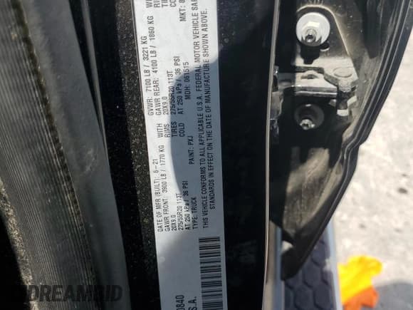 ✅ 2021 Ram 1500 Laramie • VIN: 1C6SRFJT4MN780840 • Lot: 69024025. Wystawiony na Copart z przebiegiem 94 671 mil. Bezpłatny archiwum sprzedaży aukcyjnych z USA i szczegółowy raport historii pojazdu na DreamBid. Zdjęcie 12.