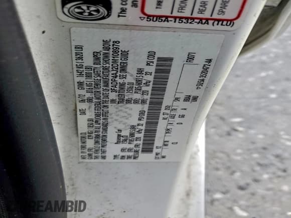 ✅ 2013 Ford Fiesta S • VIN: 3FADP4AJ2DM108978 • Lot: 95501785. Listed on Copart with 96,297 mi. Free auction sales archive from the USA and detailed vehicle history report at DreamBid. Image 12.