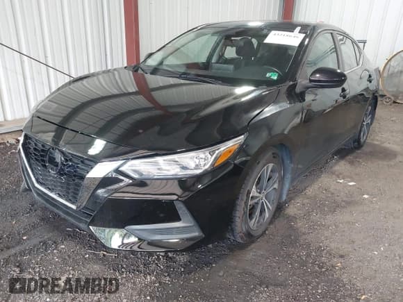 ✅ 2022 Nissan Sentra SV • VIN: 3N1AB8CV3NY304198 • Lot: 43218646. Listed on IAAI with 45,817 mi. Free auction sales archive from the USA and detailed vehicle history report at DreamBid. Image 2.