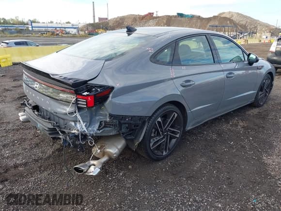 ✅ 2025 Hyundai Sonata N Line • VIN: KMHL54JC5SA441498 • Лот: 43399676. Опубликован ранее на IAAI с пробегом 6 515 миль. Бесплатный доступ к архиву аукционных продаж из США и подробный отчёт об истории автомобиля на DreamBid. Изображение 4.