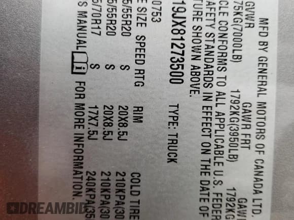 ✅ 2008 Chevrolet Silverado 1500 LTZ • VIN: 2GCEK19JX81273500 • Lot: 72581794. Listed on Copart with 141,796 mi. Free auction sales archive from the USA and detailed vehicle history report at DreamBid. Image 12.