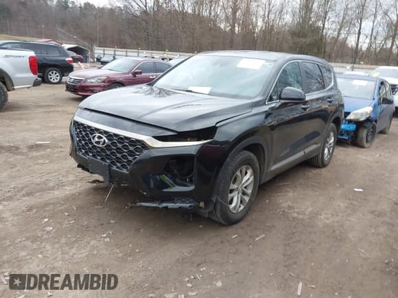 ✅ 2019 Hyundai Santa Fe SE • VIN: 5NMS23AD0KH100642 • Lot: 41456397. Listed on IAAI with 75,237 mi. Free auction sales archive from the USA and detailed vehicle history report at DreamBid. Image 17.