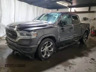 2020 Ram 1500 Limited with VIN 1C6SRFHMXLN225095, listed as a Copart auction lot 45708085 with 96,423 mi miles and Salvage title. Bid and sale history available at DreamBid. Image 1.