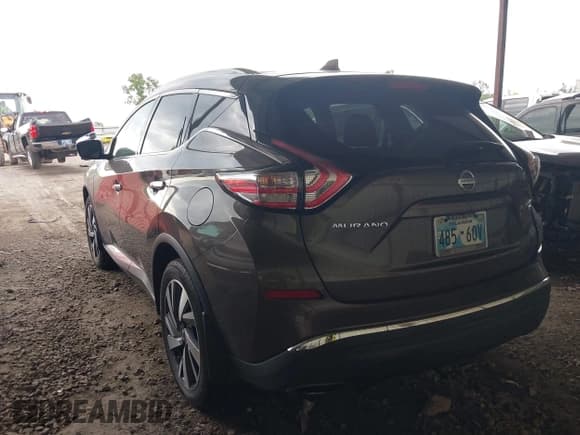 ✅ 2017 Nissan Murano SL • VIN: 5N1AZ2MH7HN180884 • Lot: 42567709. Wystawiony na IAAI z przebiegiem 92 977 mil. Bezpłatny archiwum sprzedaży aukcyjnych z USA i szczegółowy raport historii pojazdu na DreamBid. Zdjęcie 3.