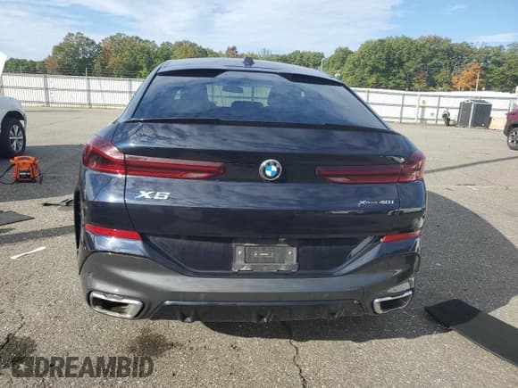 ✅ 2025 BMW X6 xDrive40i • VIN: 5UX33EX08S9X04354 • Lot: 85569445. Wystawiony na Copart z przebiegiem Nie podano. Bezpłatny archiwum sprzedaży aukcyjnych z USA i szczegółowy raport historii pojazdu na DreamBid. Zdjęcie 6.