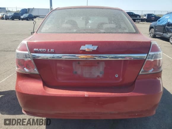 ✅ 2008 Chevrolet Aveo LS • VIN: KL1TD56688B010681 • Lot: 42521965. Wystawiony na Copart z przebiegiem Nie podano. Bezpłatny archiwum sprzedaży aukcyjnych z USA i szczegółowy raport historii pojazdu na DreamBid. Zdjęcie 6.