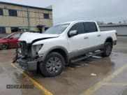 ✅ 2019 Nissan Titan Platinum Reserve • VIN: 1N6AA1E55KN500573 • Lot: 82708714. Listed on Copart with 115,286 mi. Free auction sales archive from the USA and detailed vehicle history report at DreamBid. Image 1.