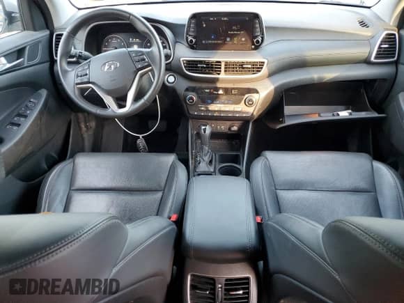 2021 Hyundai Tucson Limited with VIN KM8J3CAL1MU380871, listed as a Copart auction lot 82247005 with 27,227 mi miles and Salvage title. Bid and sale history available at DreamBid. Image 8.