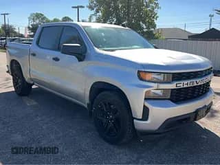 2021 Chevrolet Silverado 1500 Custom with VIN 3GCPWBEK5MG311623, listed as a Copart auction lot 89670845 with 115,100 mi miles and Clean title. Bid and sale history available at DreamBid. Image 1.