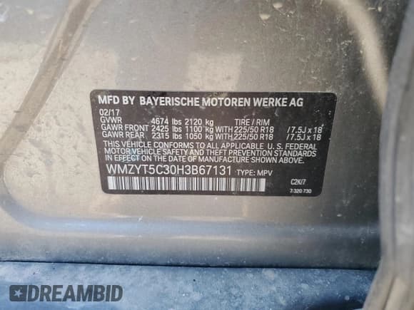 ✅ 2017 MINI Countryman Cooper S • VIN: WMZYT5C30H3B67131 • Lot: 68543305. Wystawiony na Copart z przebiegiem 72 128 mil. Bezpłatny archiwum sprzedaży aukcyjnych z USA i szczegółowy raport historii pojazdu na DreamBid. Zdjęcie 12.