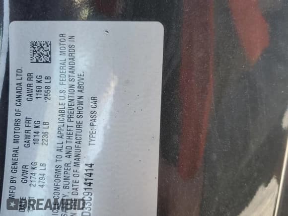 ✅ 2012 Chevrolet Camaro 2LT • VIN: 2G1FC3D33C9141414 • Lot: 92400745. Wystawiony na Copart z przebiegiem 178 454 mil. Bezpłatny archiwum sprzedaży aukcyjnych z USA i szczegółowy raport historii pojazdu na DreamBid. Zdjęcie 12.