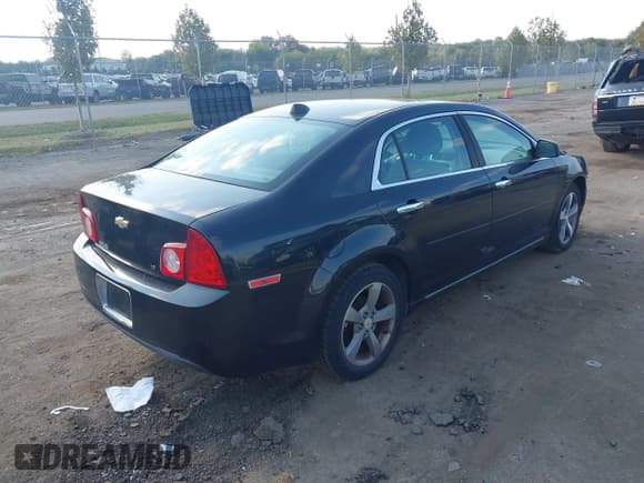 ✅ 2012 Chevrolet Malibu 1LT • VIN: 1G1ZC5E0XCF206926 • Lot: 43149968. Listed on IAAI with 154,766 mi. Free auction sales archive from the USA and detailed vehicle history report at DreamBid. Image 4.