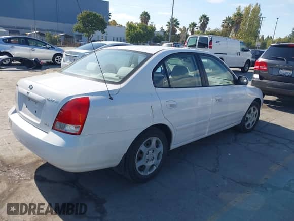 2003 Hyundai Elantra GLS with VIN KMHDN45D13U567025, listed as a IAAI auction lot 43400927 with 123,580 mi miles and . Bid and sale history available at DreamBid. Image 4.
