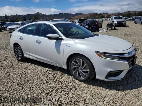 ✅ 2022 Honda Insight Touring • VIN: 19XZE4F95NE013914 • Lot: 72096115. Listed on Copart with 26,155 mi. Free auction sales archive from the USA and detailed vehicle history report at DreamBid. Image 4.